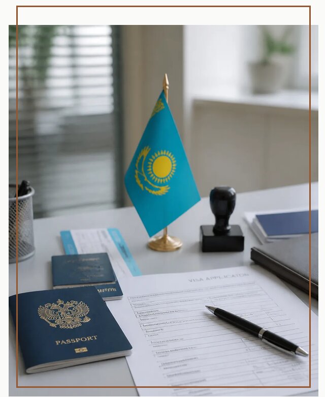 Оформление визы в Казахстан для поездки и работы в Камышине